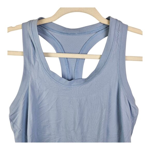 Athleta Momentum Seamless Racerback Tank Light Blue - Picture 6 of 7